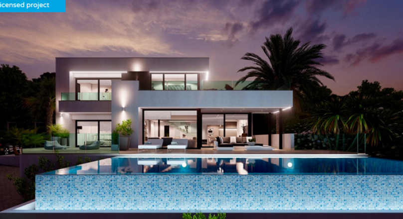 Modern new build villa for sale in Moraira near the sea, La Sabatera